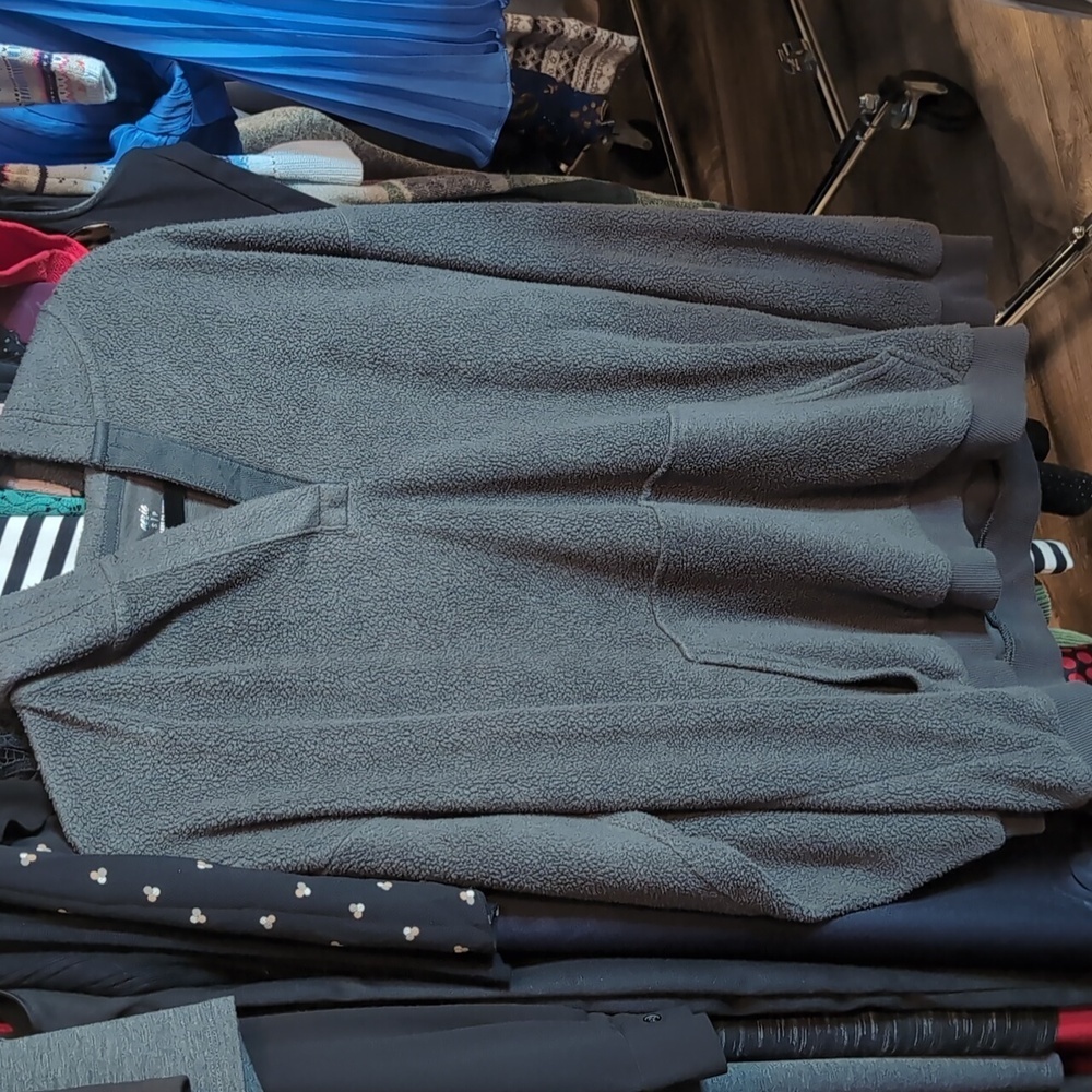 🍀 Aerie Fleece Hoodie | Grey